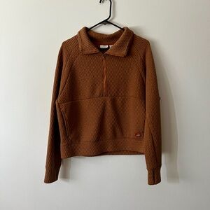 Women's Ridgeknit Half-Zip Pullover, Oversized (small flaw)